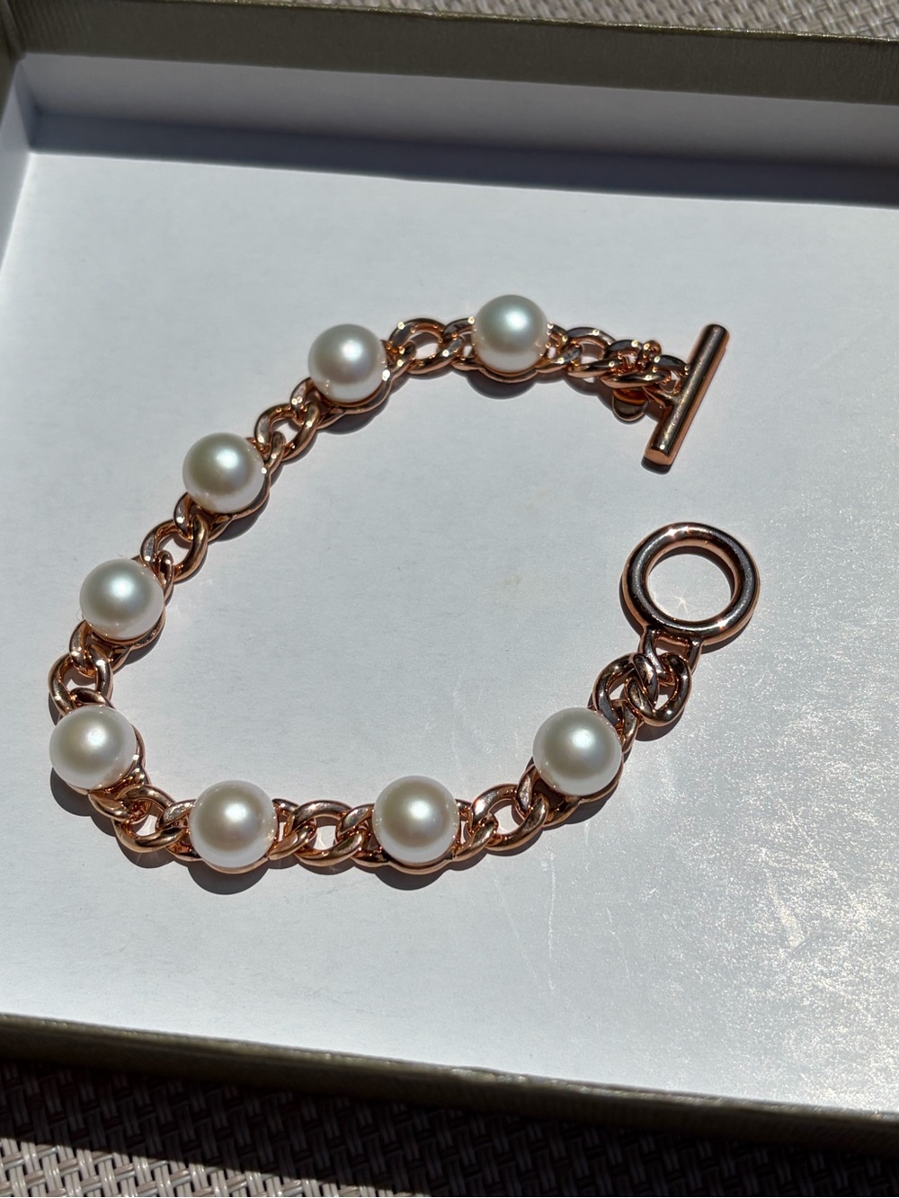 NIB Honora Cultured Pearl Bracelet made in Italy